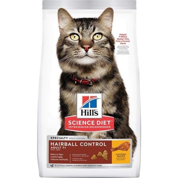 Science Diet Science Diet Mature Adult 7+ Hairball Control Dry Cat Food 2kg Cat Food & Treats