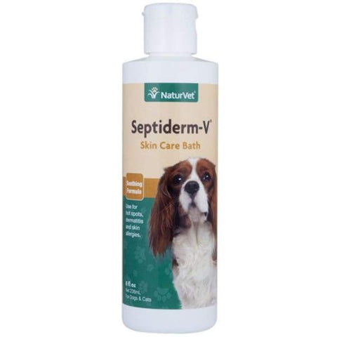 NaturVet NaturVet Septiderm-V Skin Care Bath For Problem Skin 8oz Grooming & Hygiene