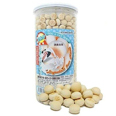 Armonto Armonto Small Bite Bun Milk Flavour Dog & Cat Treats 350g Dog Food & Treats