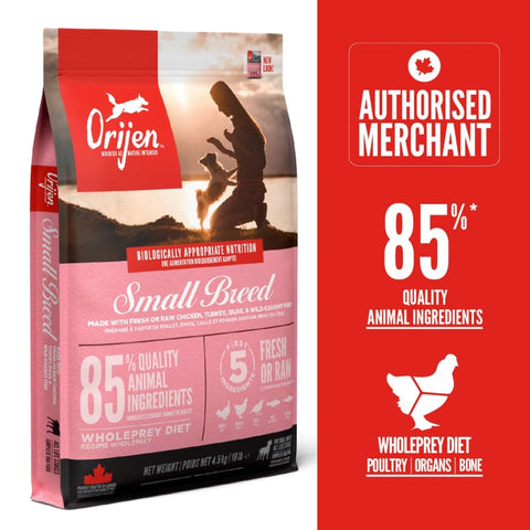 ORIJEN [33% OFF] ORIJEN Small Breed Dry Dog Food (2 Sizes) Dog Food & Treats