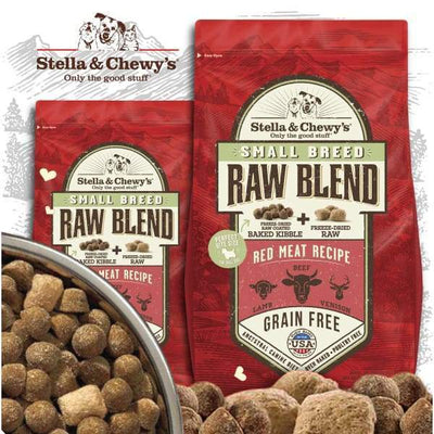 Stella & Chewy’s [15% OFF + FREE FOOD & TREATS*] Stella & Chewy’s Raw Blend Small Breed Red Meat (Lamb Beef & Venison) Recipe Dry Dog Food 