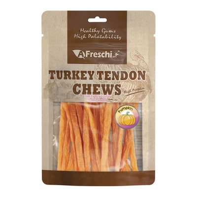 Afreschi [BUY 2 GET 1 FREE] Afreschi Soft Turkey Tendon Strip Pumpkin Dog Chew 120g Dog Food & Treats