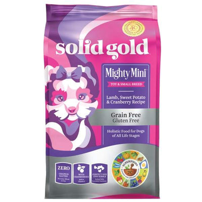 Solid Gold Solid Gold Mighty Mini Lamb Sweet Potato and Cranberry Recipe Dry Dog Food 1.8kg Dog Food & Treats