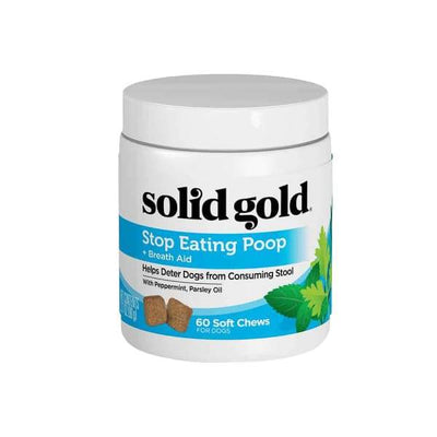 Solid Gold [LIMITED-TIME 10% OFF] Solid Gold Stop Eating Poop + Breath Aid 60 Chews for Dogs Dog Healthcare