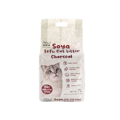 Aa Pet [6 FOR $42 | 50% OFF] Aa Pet Soya Tofu Charcoal Cat Litter 7L Cat Litter & Accessories