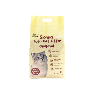 Aa Pet [6 FOR $42 | 50% OFF] Aa Pet Soya Tofu Original Cat Litter 7L Cat Litter & Accessories