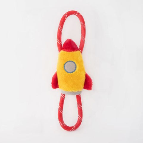 ZippyPaws [10% OFF] ZippyPaws RopeTugz Spaceship Dog Toy Dog Accessories