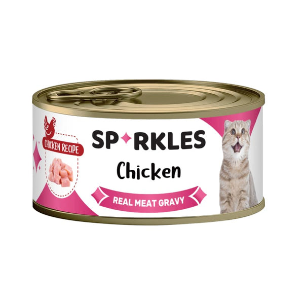 Sparkles Sparkles Colours Chicken Canned Cat Food 70g Cat Food & Treats