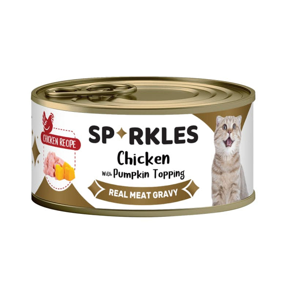 Sparkles Sparkles Colours Chicken & Pumpkin Canned Cat Food 70g Cat Food & Treats