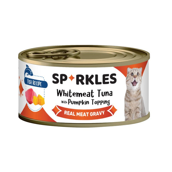 Sparkles Sparkles Colours Whitemeat Tuna & Pumpkin Canned Cat Food 70g Cat Food & Treats
