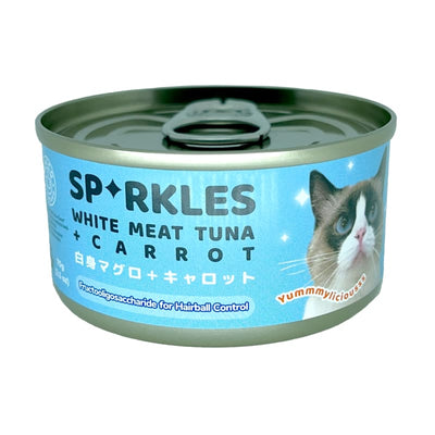 Sparkles Sparkles White Meat Tuna & Carrot Canned Cat Food 70g Cat Food & Treats