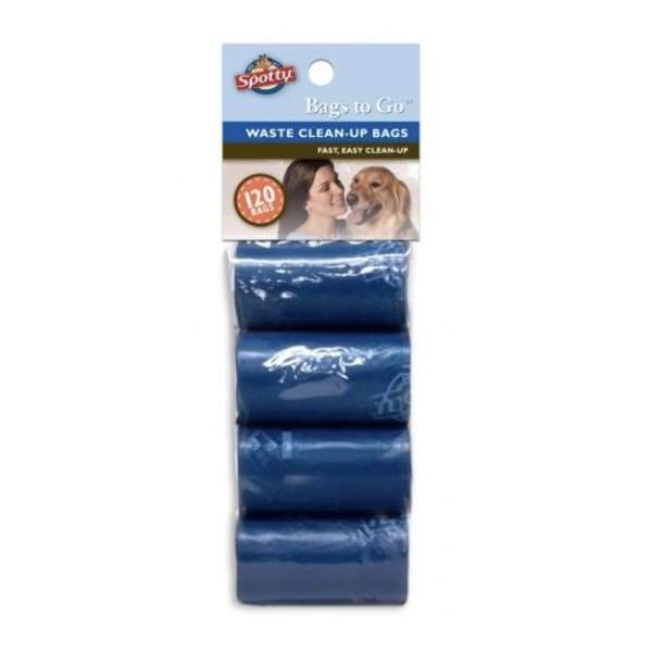 Spotty Spotty Bags-to-Go 120 Count Refills Dark Blue Poo Bag Dog Accessories