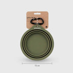 SPUTNIK Sputnik Collapsible Green Pet Bowl Dog Accessories
