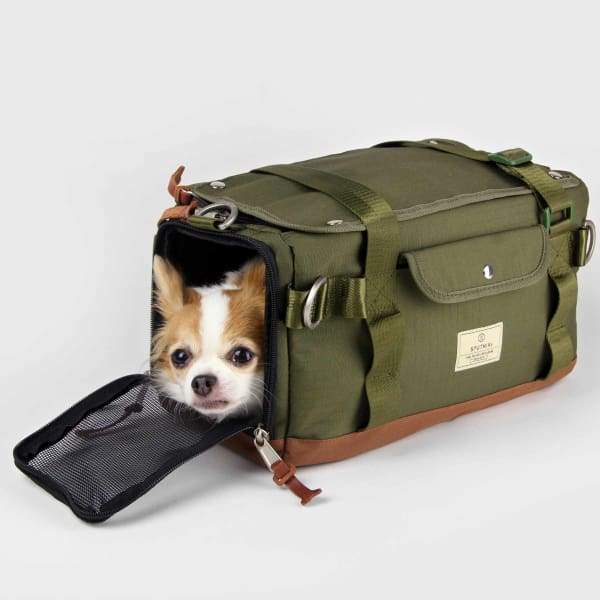 SPUTNIK Sputnik Multi-Function Light Weight Breathable Green Pet Carrier Dog Accessories