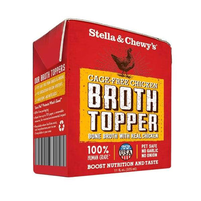 Stella & Chewys Stella & Chewys Cage-Free Chicken Broth Topper For Dogs 11oz Dog Food & Treats