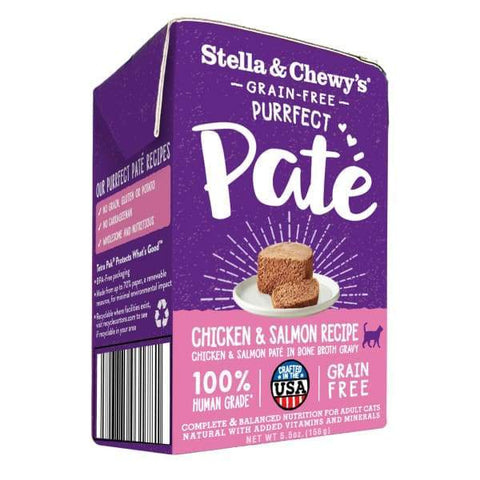 Stella & Chewys Stella & Chewys Cage Free Purrfect Pate Chicken & Salmon Medley Wet Cat Food 5.5oz Cat Food & Treats