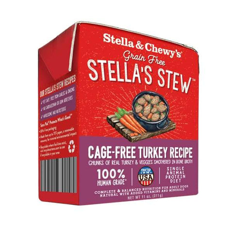 Stella & Chewys Stella & Chewys Cage-Free Turkey Stew Wet Dog Food Dog Food & Treats