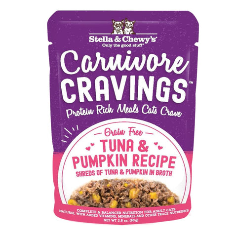 Stella & Chewy’s [BUY 5 FREE 1] Stella & Chewy’s Carnivore Cravings Tuna & Pumpkin Recipe Wet Cat Food 2.8oz Cat Food & Treats