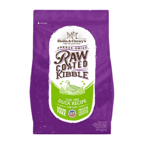 Stella & Chewy’s [15% OFF] Stella & Chewy’s Raw Coated Cage-Free Duck Recipe Dry Cat Food 5lbs Cat Food & Treats
