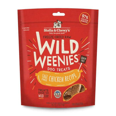 Stella & Chewys Stella & Chewys Wild Weenies Chicken Recipe Freeze Dried Dog Treats 3.25oz Dog Food & Treats