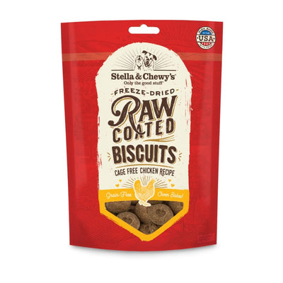 Stella & Chewy’s Stella & Chewy’s Raw Coated Biscuits Chicken Dog Treats 9oz Dog Food & Treats