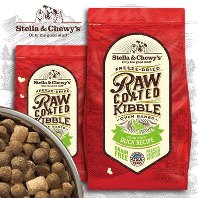 Stella & Chewys [15% OFF + FREE FOOD & TREATS*] Stella & Chewys Freeze-Dried Raw Coated Kibble Duck Dry Dog Food Dog Food & Treats