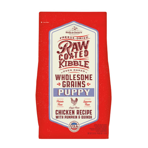 Stella & Chewy’s [15% OFF] Stella & Chewy’s Raw Coated Puppy Food with Wholesome Grains (2 Sizes) Dog Food & Treats