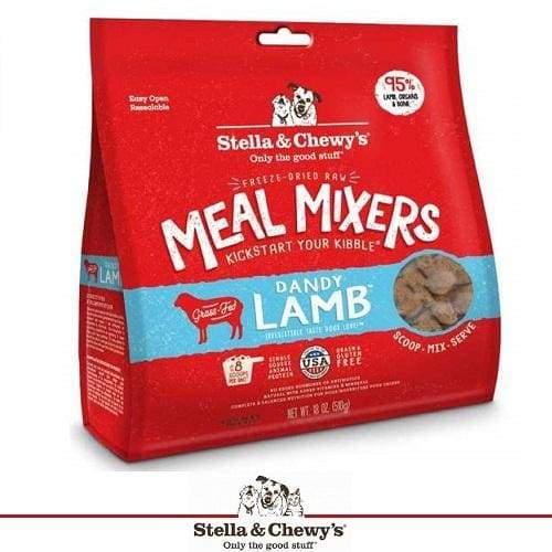 Stella & Chewys [18oz: FREE 1 X STELLA STEW WORTH $7.50] Stella & Chewys Dandy Lamb Meal Mixers Freeze-Dried Dog Food 18oz Dog Food & Treats