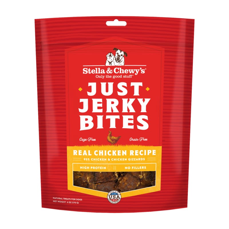 Stella & Chewy’s Stella & Chewy’s Just Jerky Bites Chicken Dog Treats 6oz Dog Food & Treats