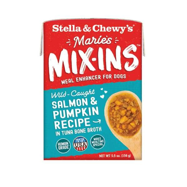Stella & Chewy’s Stella & Chewy’s Marie’s Mix-Ins Salmon & Pumpkin Recipe 5.5oz Dog Food & Treats