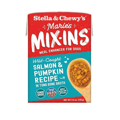 Stella & Chewy’s Stella & Chewy’s Marie’s Mix-Ins Salmon & Pumpkin Recipe 5.5oz Dog Food & Treats