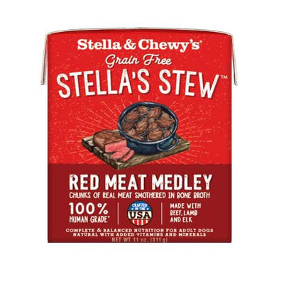 Stella & Chewy’s Stella & Chewy’s Red Meat Medley (Beef Lamb & Elk) Dog Stew 11oz Dog Food & Treats