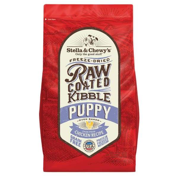 Stella & Chewys [15% OFF + FREE FOOD & TREATS*] Stella & Chewys Freeze-Dried Raw Coated Kibble Puppy Chicken Dry Dog Food Dog Food & Treats