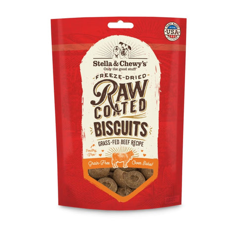 Stella & Chewy’s Stella & Chewy’s Raw Coated Biscuits Beef Dog Treats 9oz Dog Food & Treats