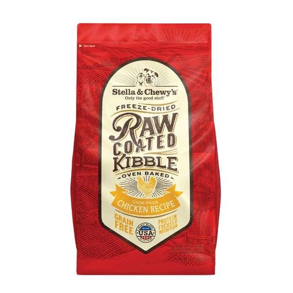 Stella & Chewys [15% OFF + FREE FOOD & TREATS*] Stella & Chewys Freeze-Dried Raw Coated Kibble Chicken Dry Dog Food Dog Food & Treats