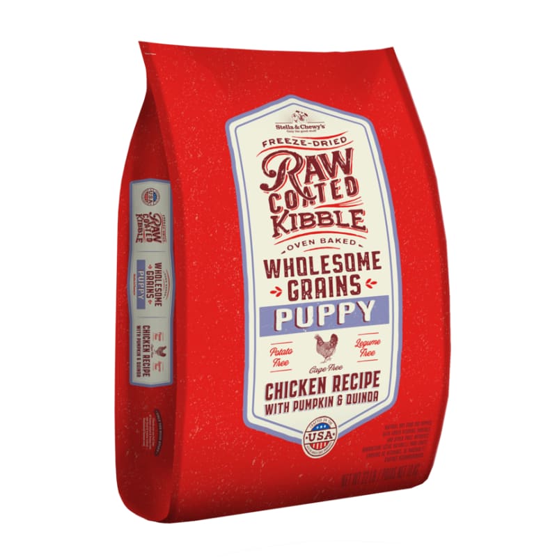 Stella & Chewy’s [15% OFF] Stella & Chewy’s Raw Coated Puppy Food with Wholesome Grains (2 Sizes) Dog Food & Treats
