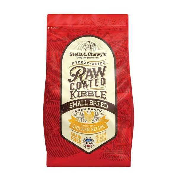 Stella & Chewys [15% OFF + FREE TREATS] Stella & Chewys Freeze-Dried Raw Coated Kibble Small Breed Chicken Dry Dog Food Dog Food & Treats