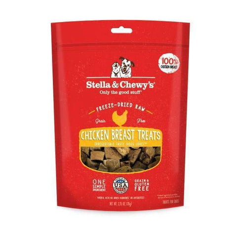 Stella & Chewys Stella & Chewys Single Ingredient Chicken Breasts Freeze-Dried Raw Dog Treats 2.75oz Dog Food & Treats