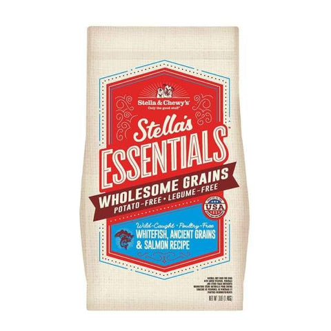 Stella & Chewy’s [15% OFF + FREE FOOD & TREATS*] Stella & Chewy’s Stella’s Essentials Wholesome Grains Wild-caught Whitefish Ancient Grains 