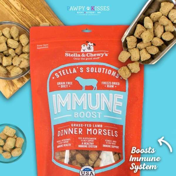 Stella & Chewy’s [Exclusive $7 OFF] Stella & Chewy’s Stella’s Solutions Immune Boost Dinner Morsels Freeze Dried Dog Food 13oz Dog Food & 