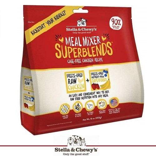 Stella & Chewys Stella & Chewys Meal Mixer Superblends Chicken Freeze-Dried Dog Food 16oz Dog Food & Treats
