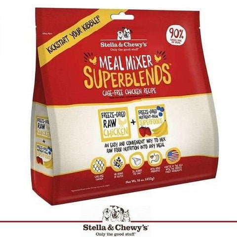 Stella & Chewys Stella & Chewys Meal Mixer Superblends Chicken Freeze-Dried Dog Food 16oz Dog Food & Treats