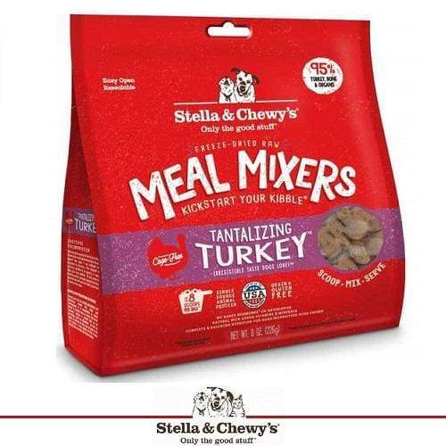 Stella & Chewys [18oz: FREE 1 X STELLA STEW WORTH $7.50] Stella & Chewys Tantalizing Turkey Meal Mixers Freeze-Dried Dog Food Dog Food &