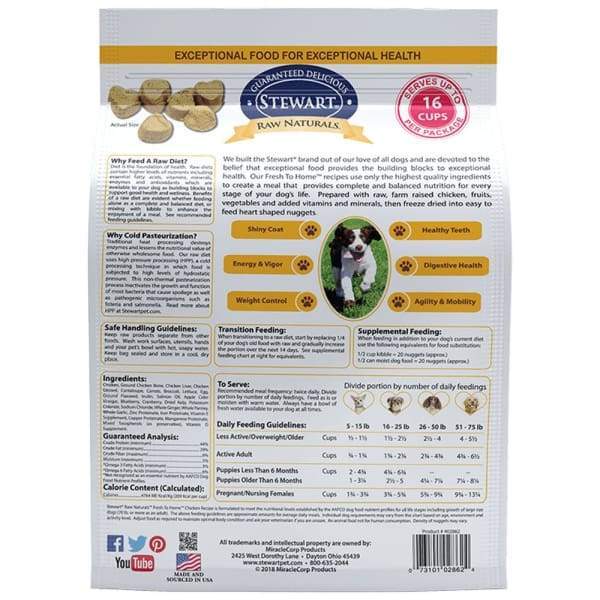 Stewart Stewart Raw Naturals Chicken Freeze-Dried Dog Food Dog Food & Treats