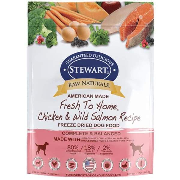 Stewart Stewart Raw Naturals Chicken & Wild Salmon Freeze-Dried Dog Food Dog Food & Treats