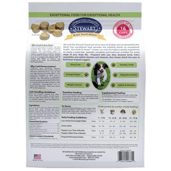 Stewart Stewart Raw Naturals Lamb Freeze-Dried Dog Food Dog Food & Treats