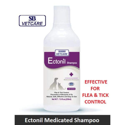 Sungbo Ectonil Medicated Shampoo 230ml / 500ml Grooming & Hygiene