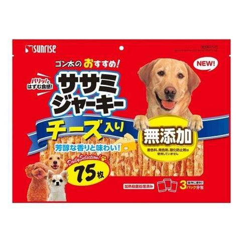 Sunrise Sunrise Sasami Chicken Jerky with Cheese 75 pcs Dog Food & Treats