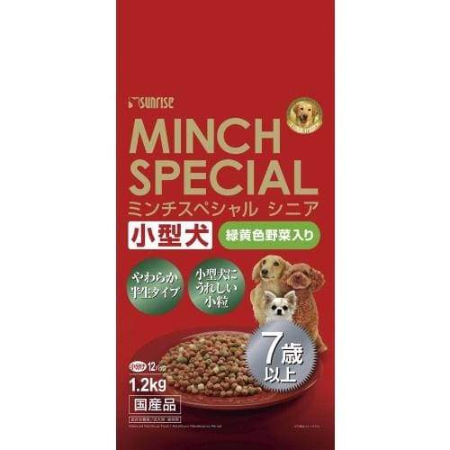Sunrise Sunrise Semi Moist Minch Special Senior 7+ Small Breed Chicken & Vegetable 1.2kg Dog Food & Treats
