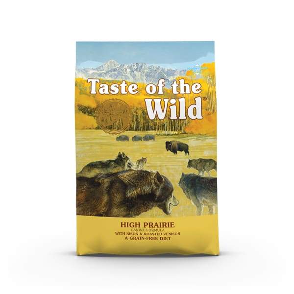 Taste of the Wild [43% OFF + FREE UP TO 10 X TREATS] Taste of the Wild High Prairie Canine Recipe with Roasted Bison & Roasted Venison Dry 